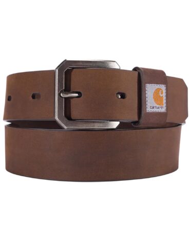 Carhartt Saddle Leather Belt Front View