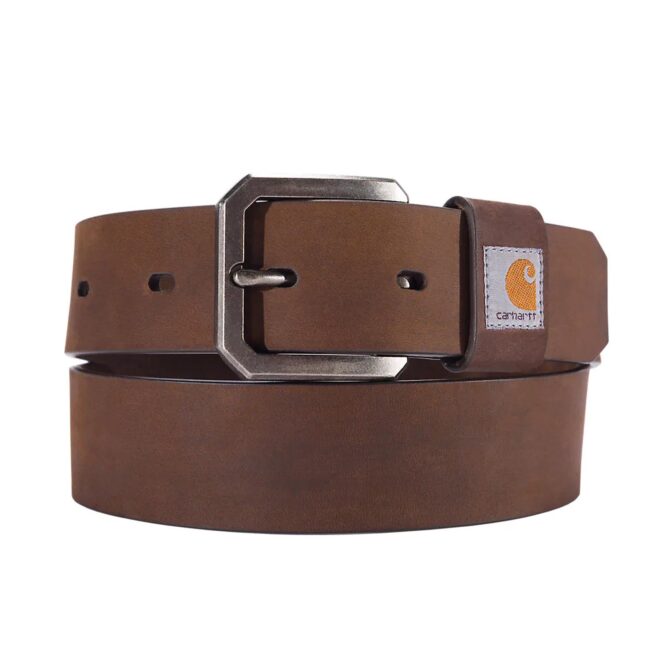 Carhartt Saddle Leather Belt Front View